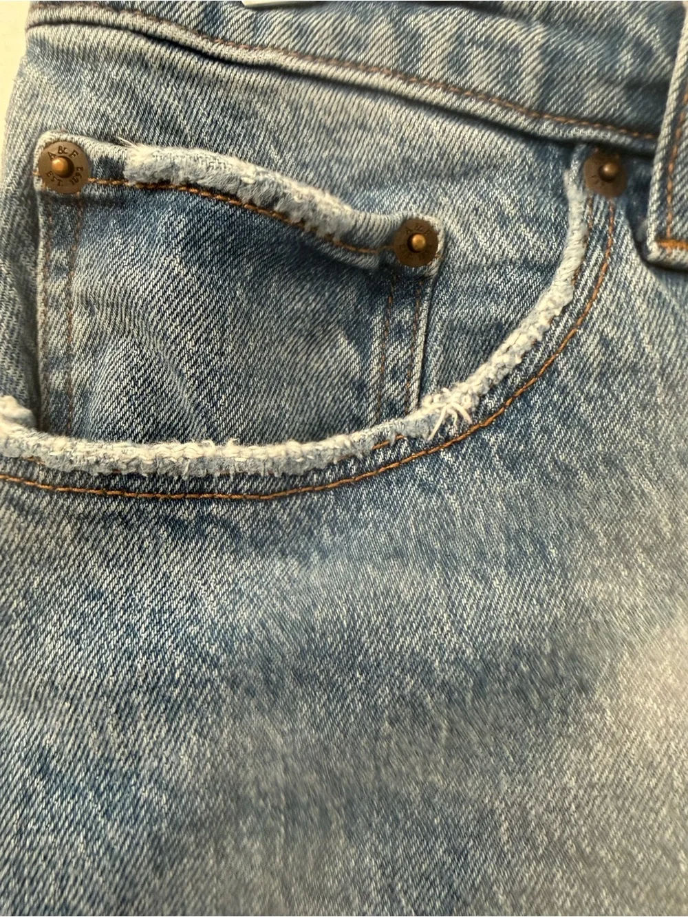 Abercrombie & Fitch the Baggy Short Mid Rise Curve Love Denim Shorts Size 33/16